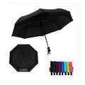 43" Arc Auto-open Folding Umbrella With Sleeve